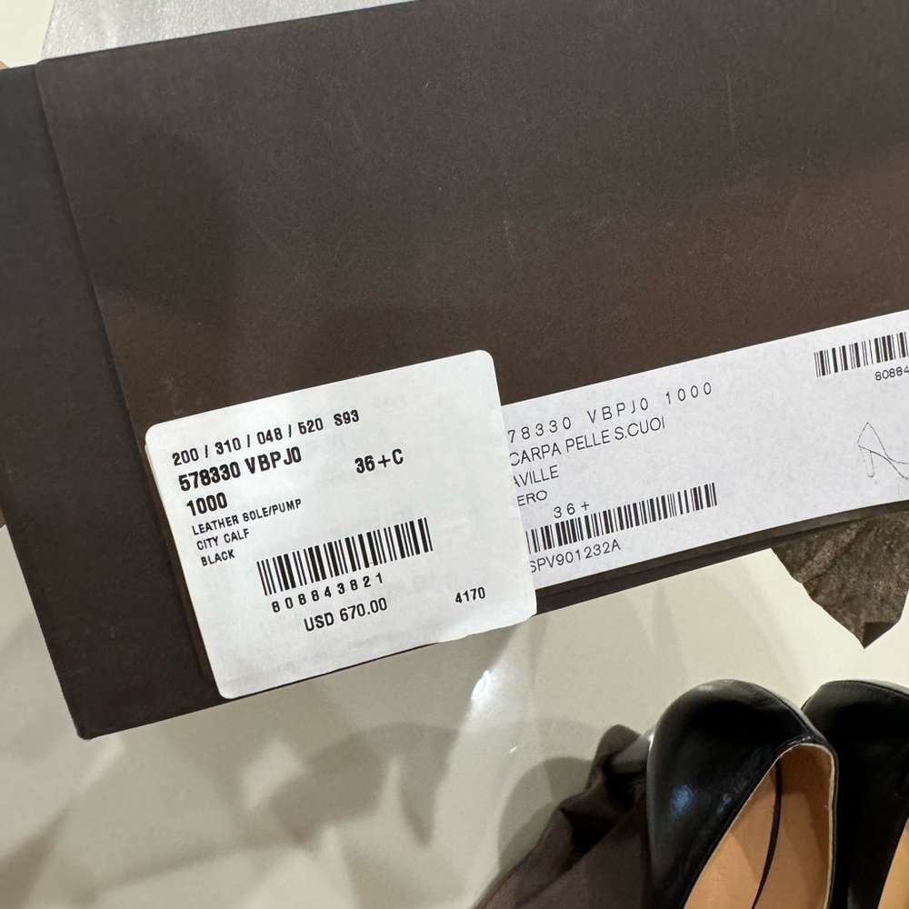 Bottega Veneta Leather Sole/Pump city Calf